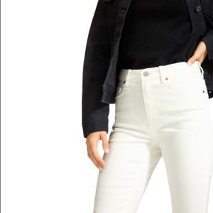 EVERLANE The High-Rise Skinny Jean - Size 28, Colour: Bone